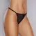 Leg Avenue Mesh Thong One Size Black - Lightweight Breathable Lingerie