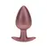 Ouch! Silicone Plug Large 8.9cm Rose Gold - Smooth Surface Design