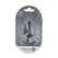 Ouch! Smooth Silicone Plug Large 3.5'' (8.9 cm) Gunmetal Finish
