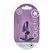 Ouch! Medium Silicone Plug Metallic Purple 7.9 cm Ergonomic Design