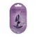 Ouch! Medium Silicone Plug Metallic Purple 7.9 cm Ergonomic Design