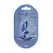 OUCH! Medium Silicone Plug 7.9 cm Metallic Blue - Smooth Design