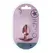 Ouch! Silicone Intimate Plug Small 6.5 cm - Rose Gold Metallic Finish