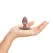 Ouch! Silicone Intimate Plug Small 6.5 cm - Rose Gold Metallic Finish
