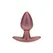 Ouch! Silicone Intimate Plug Small 6.5 cm - Rose Gold Metallic Finish