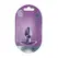 Ouch! Silicone Plug Small 2.6cm - Metallic Purple, Ergonomic Design