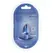 Ouch! Metallic Blue Small Silicone Plug 2.6''/6.5cm - Smooth Finish