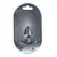 Ouch! Smooth Silicone Plug Small 2.6'' (6.5 cm) Gunmetal Finish