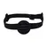 Doc Johnson Max Comfort Gag crni – fleksibilni silikonski potpora za vilicu