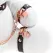 Velvet White Bondage Rabbit veliki – dekorativni plišani zec brenda Rimba