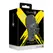 Ouch! Podesivi Face Harness sa Odvojivom Lopticom za Gag Crni