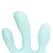 Loveline Three-In-One Liquid Silicone System Breezy Blue 3-Function