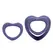 Loveline Heart Dual Intimate Ring Set Violet Storm Silicone 2 pcs