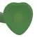 Loveline Forest Green Compact Vibrating Intimate Device - Harness Ready