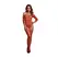 Rene Rofe Shimmering off-shoulder bodi-čarapa crvena/zlatni šljokići jedna veličina