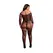 Leg Avenue Plus Size bodi-čarapa crna/zlatni šljokići off-shoulder XL-4XL