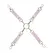 Ouch! Paris Collection Hogtie Spojnice Roze - Iridescentna Bonded Koža