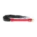 Ouch! Milan Collection Intimni Flogger za Udarce Crni/Crvena Koža 55cm