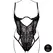 Obsessive bodi model 8714273043801 plus size čipka otvorene čašice crna