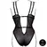 Obsessive bodi 861-TED-1 plus size čipka crna podesivo pristajanje