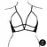 Avanua Open Cup Lace Triangle Bra Black Adjustable One Size