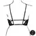Avanua Open Cup Lace Triangle Bra Black Adjustable One Size