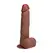 RealRock Vibriranjući Čvrsti Model sa Usisnom Čašom 23 cm Bež