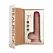 RealRock Vibrating Straight Intimate Machine 18 cm with Suction Cup - Flesh