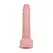 RealRock Vibrating Straight Intimate Machine 18 cm with Suction Cup - Flesh