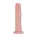 RealRock Vibrantni Zakrivljeni Model 20.5 cm - Boja Kože, Usisna Baza