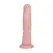RealRock Vibrantni Zakrivljeni Model 20.5 cm - Boja Kože, Usisna Baza