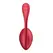 Satisfyer Shiny Petal Connect App Red - Wearable Vibrating System, IPX7
