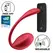 Satisfyer Shiny Petal Connect App Red - Wearable Vibrating System, IPX7
