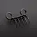 Shots Bear Claw Telescopic Stainless Steel Back Scratcher Silver