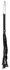 Magic Shiver Black Leather-Look Flogger 46cm with Woven Handle