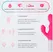 Lovense Nora Bluetooth App-Controlled Dual Action Vibrator, 24.2 cm, Pink