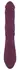 Javida 3F Vibrator sa potiskivanjem, punjiv, silikonski, dvostruko dejstvo, 25cm