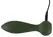 Emerald Love Luxurious RC analni čep - vibrirajući, daljinski upravljač, zeleni, 14 cm