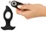 ANOS RC Cone Anal Plug with Hole & Dual Vibration, Black, 12 cm