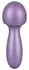 Sweet Smile Metallic Mini Wand - Kompaktni Vodootporni Uređaj za Masažu, Srebrna