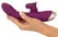 Javida 2-Function Intimate Device with Moving Stimulator, Purple, 22.3 cm