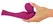 Sweet Smile Special Wand Cordless Rechargeable Body Massager, Pink, 20 cm