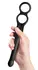 Rocks-Off Vibe Intimate Silicone Duo Ring & Anal Massager, 23.1 cm Black