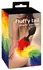 You2Toys Rainbow Fluffy Tail Silikonski Čep - 42 cm Višebojni