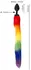 You2Toys Rainbow Fluffy Tail Silikonski Čep - 42 cm Višebojni