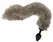 You2Toys Fluffy Tail Čep Sivi - Silikonski Model sa Mekinǧavim Vestačkim Krznom, 45 cm