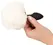 You2Toys Fluffy Tail Silikonski Čep S Beli - Meko Vestačko Krzno, Kompaktna Veličina