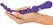 You2Toys Magic Anal Wand No. 3 Silicone, Flexible Beaded Dark Purple 25cm