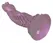 Beasty Cocks Alien Phallus Tečni Silikon Intimna Mašina 21 cm Metalik