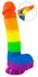 You2Toys PRIDE! Rainbow Silicone Model with Suction Cup 21 cm